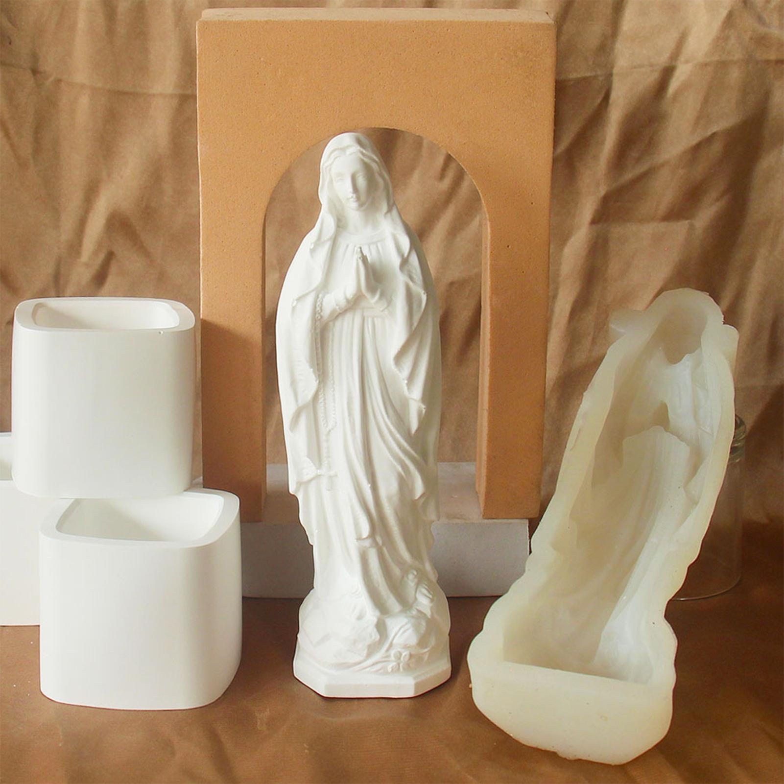 Candle Making Party - Silicone Mary Statue Molds - Religious