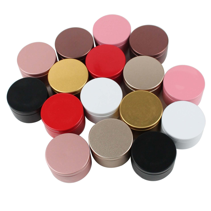 Candle Making Jars Wholesale - 20pcs/50pcs/80pcs/100pcs 50ml Wholesale Metal Tins Empty