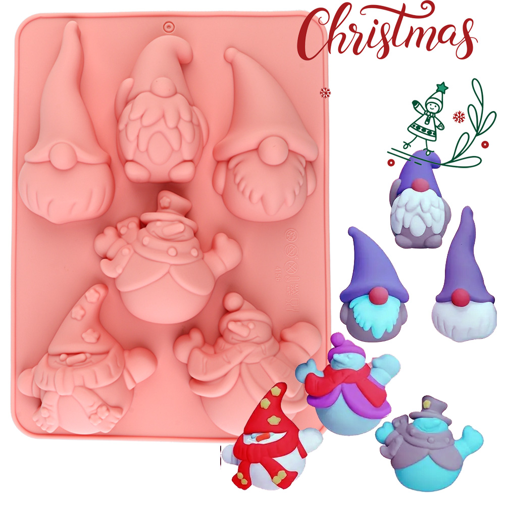 6-Cavity Christmas Gnome Cake  - Candle Making Party 评论和价格