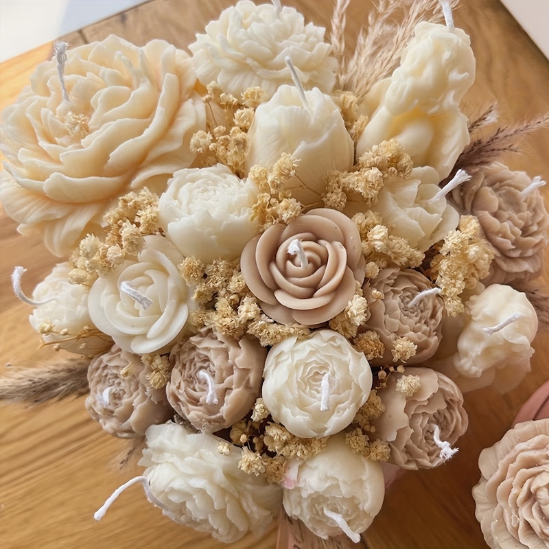 3Set of floral silicone candle - Candle Making Temperature 评论和价格