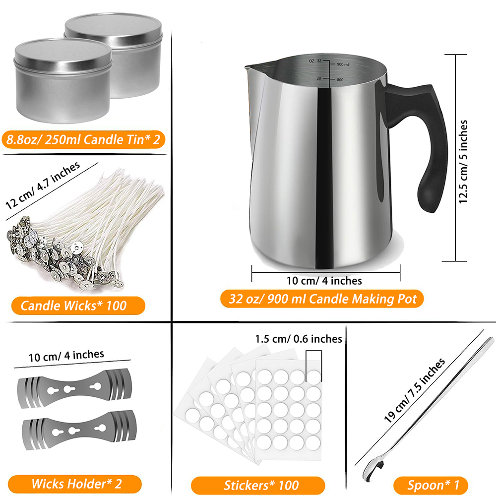Candle Making Starter Kit Supp - Candle Making Temperature 评论和价格