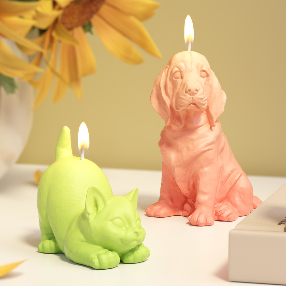 Sitting Labrador Puppy Silicon - Candle Making Party 评论和价格