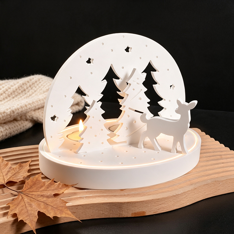 Christmas Elk Tealight Candle  - Candle Making Supplies Wholesale 评论和价格
