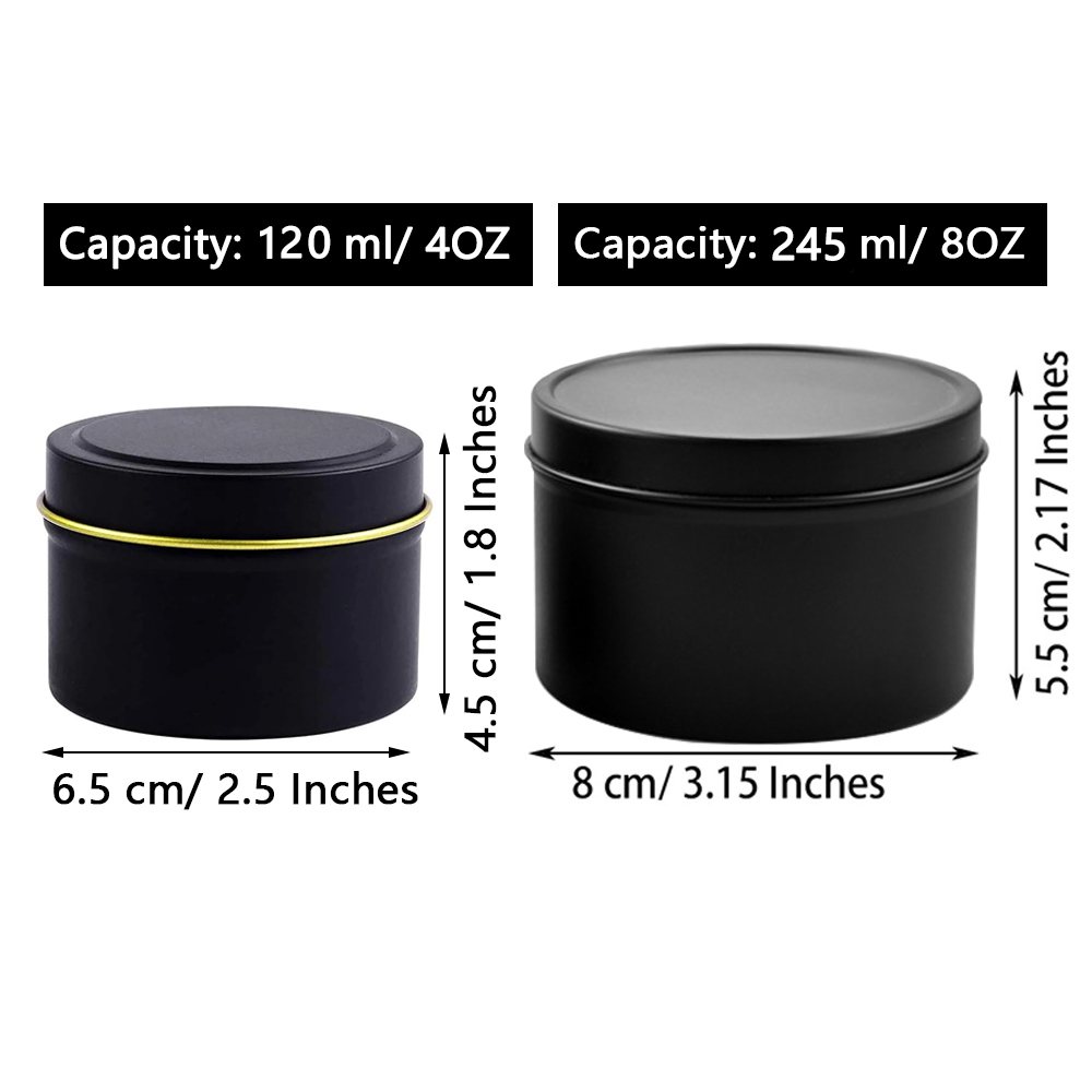 4oz/ 8oz Candle tins with lids - Candle Making Temperature 评论和价格