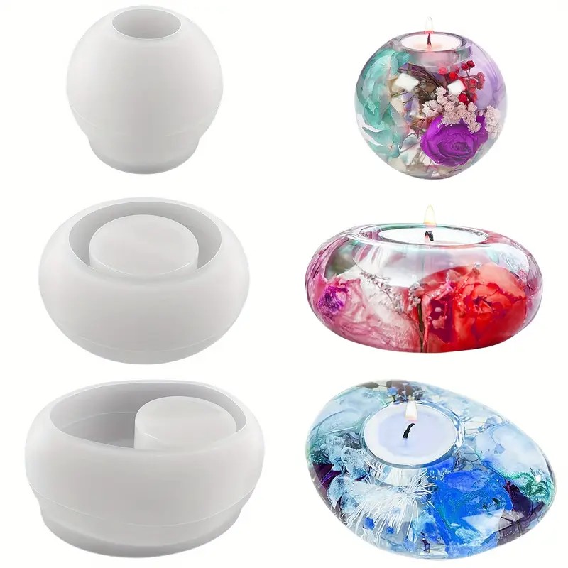 Tealight Candle Holder Resin S - Candle Making Pot 评论和价格