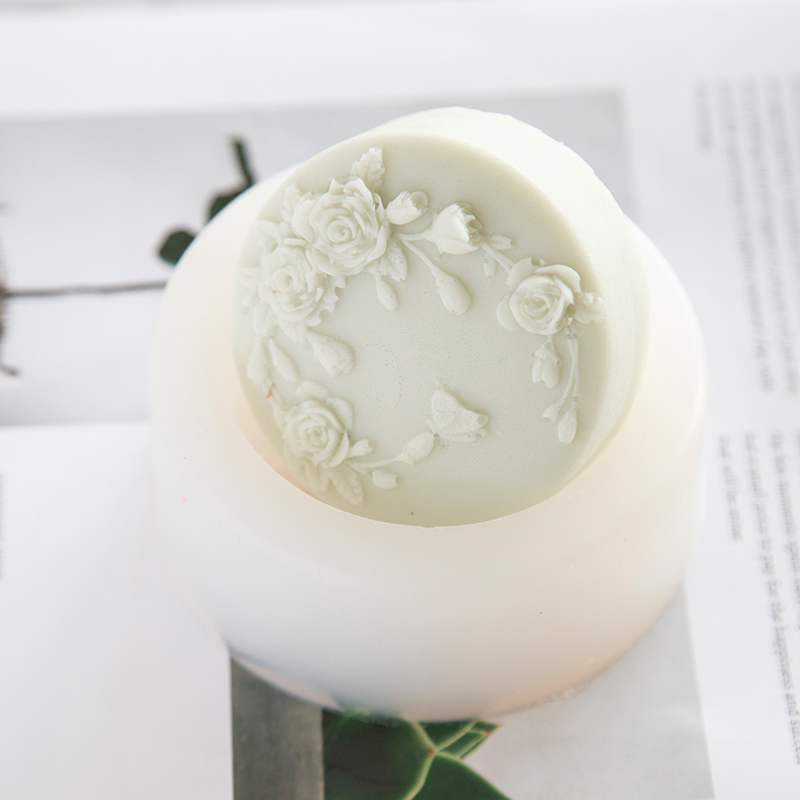 Round Shape Rose Flower Handma - Candle Making Party 评论和价格