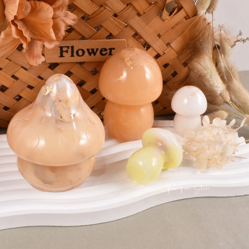 3D Mushroom Candle Silicone Mo - Candle Making Supplies Wholesale 评论和价格