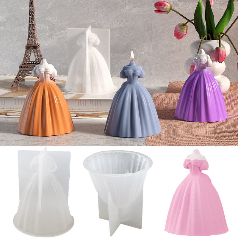 Bride Silicone Candle Mold 3D  - Candle Making Supplies Wholesale 评论和价格