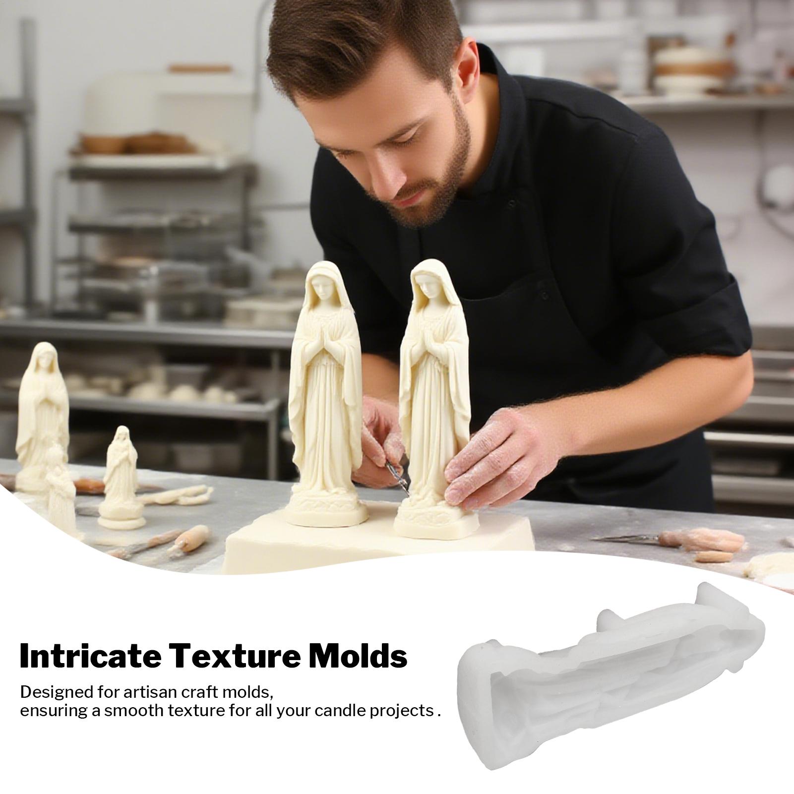 Silicone Mary Statue Molds - R - Candle Making Party 评论和价格