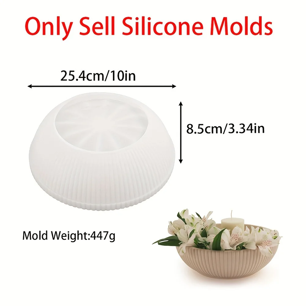 1 Ring Silicone Mould for Epox - Candle Making Pot 评论和价格