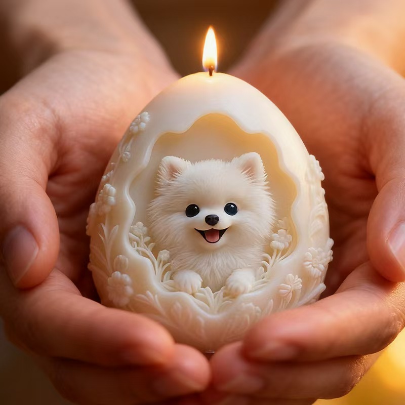DIY 3D Animal Candle Pomerania - Candle Making Supplies Wholesale 评论和价格