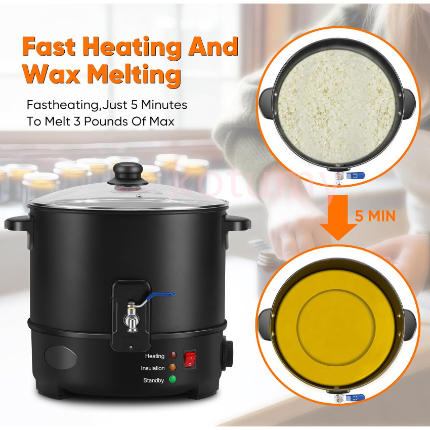 6L Small  Wax Melter Paraffin  - Candle Making Machine 评论和价格