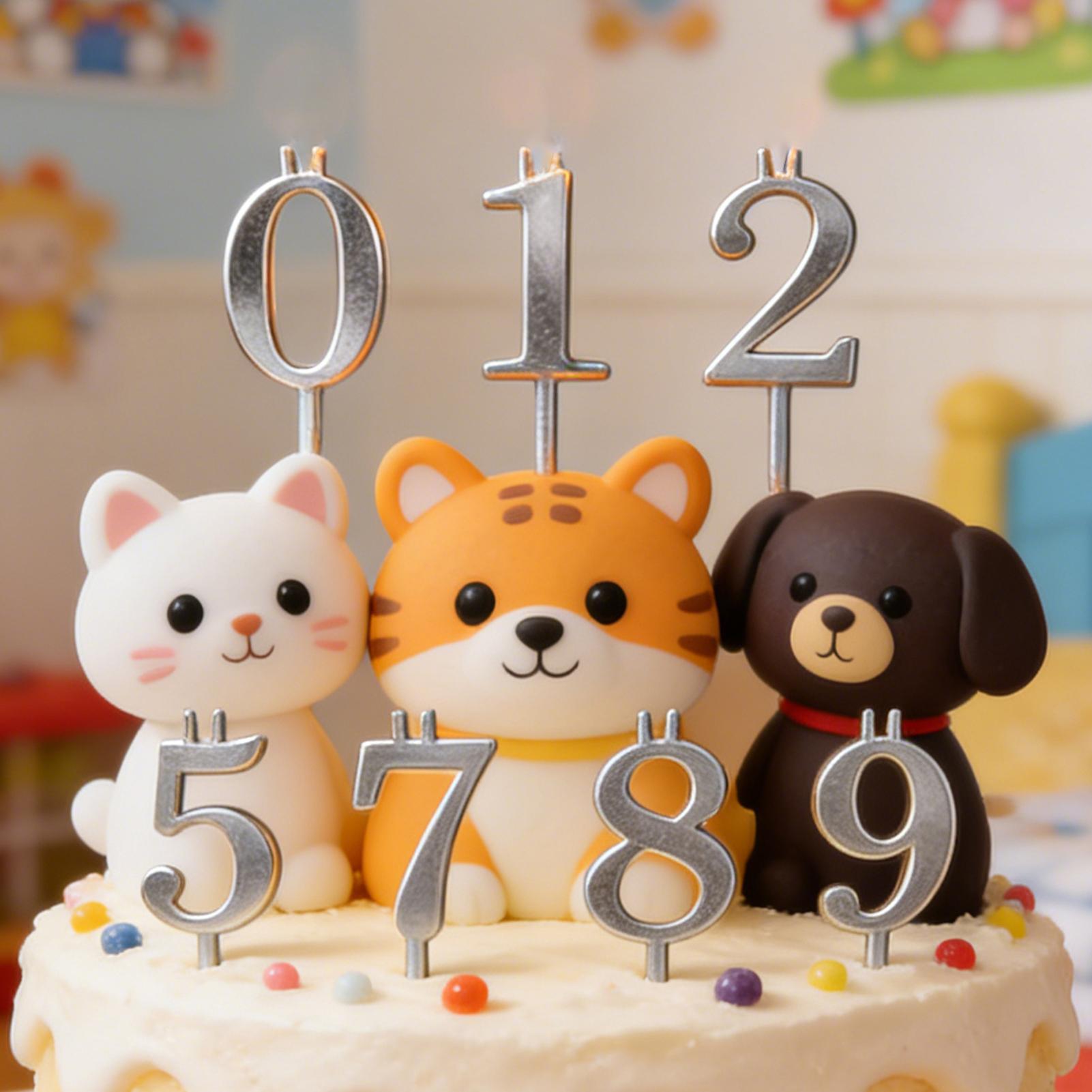 10pcs 0-9 Number Cake Toppers  - Candle Making Supplies Wholesale 评论和价格