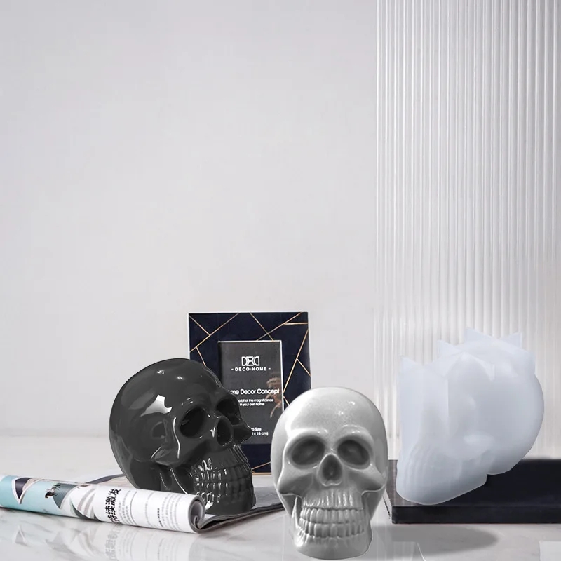 3D Skull Silicone Candle Molds - Candle Making Party 评论和价格