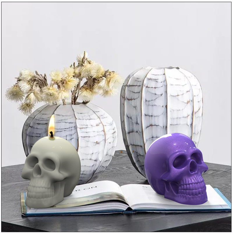 3D Skull Silicone Candle Molds - Candle Making Party 评论和价格